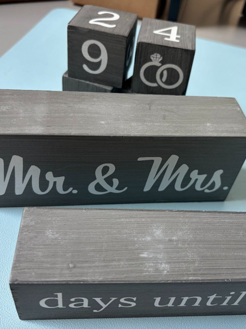 Wedding Countdown Sign - Picture 3 of 3